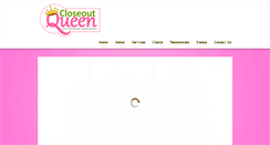 Desktop Screenshot of closeout-queen.com