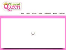 Tablet Screenshot of closeout-queen.com